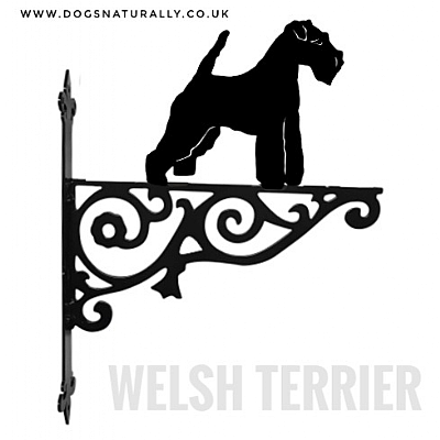 Welsh Terrier Ornate Wall Bracket